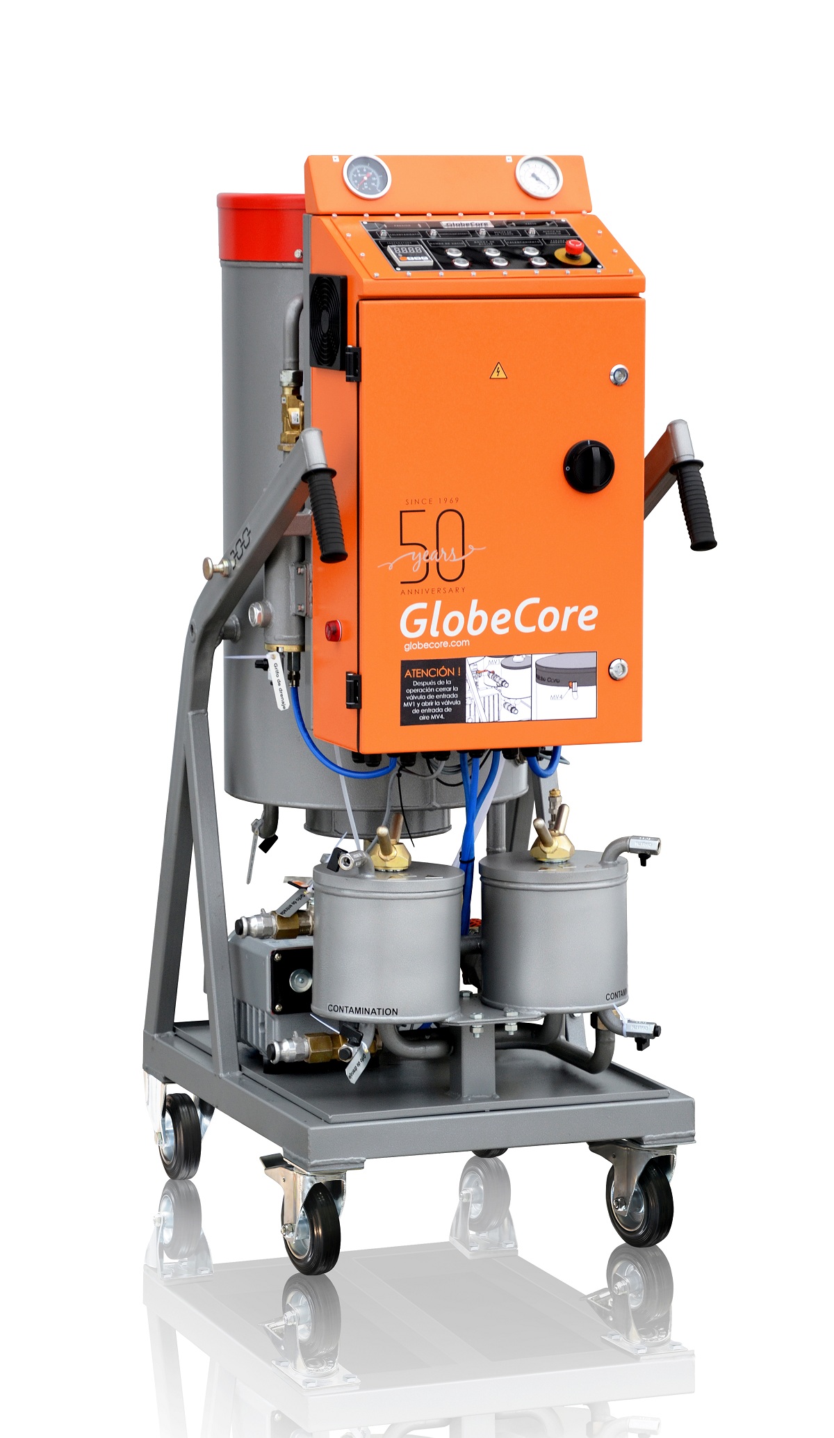 Degassing, Thermal Vacuum Drying of oil