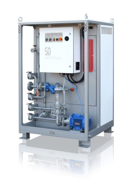 Inline Oil Heater PPM. Stream oil heating